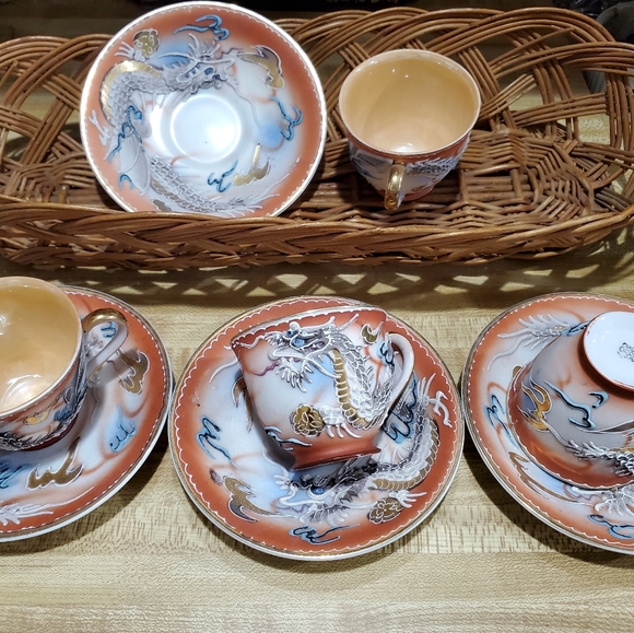Handcrafted Tea Set of 3 - Picture 3 of 6